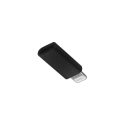 Green Lyca Μετατροπέας Lightning  USB-C female σε Lightning male OTG - Black