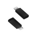 Green Lyca Μετατροπέας Lightning  USB-C female σε Lightning male OTG - Black