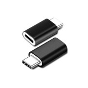Αντάπτορας Στρογγυλός GREEN LYCA lightning σε OTG Type C - Black