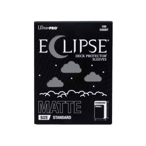 Ultra PRO Eclipse Gloss Standard Deck Protector Sleeves : Smoke Grey (105 Τμχ)
