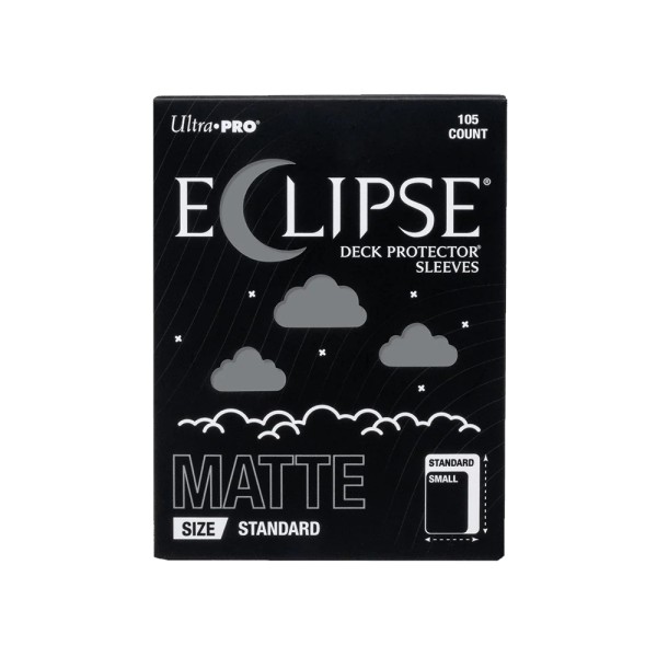Ultra PRO Eclipse Gloss Standard Deck Protector Sleeves : Smoke Grey (105 Τμχ)