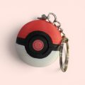 Fidget Μπρελόκ 3D Printed: Pokémon - Poké Ball με Κουμπί