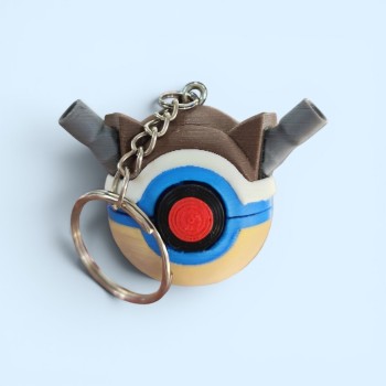 Pokemon 3D Printed Keychain Pokéball - Blastoise
