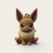 Pokémon 3D Printed Keychain - Eevee