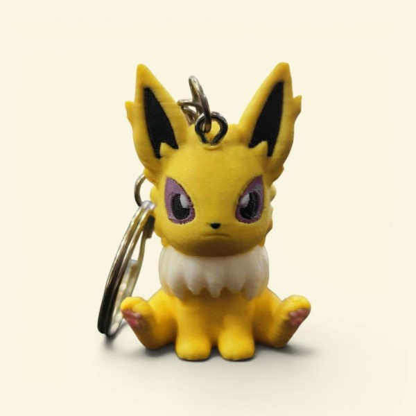 Pokémon 3D Printed Keychain - Jolteon
