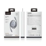 Καλώδιο Γρήγορης Φόρτισης UGREEN USB-C σε USB-C 100W PD 1m - Gray