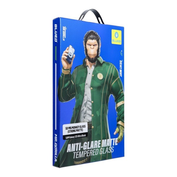 Tempered Glass Mr.Monkey  Strong Matte HD Full Cover Full Glue 5D 9H 0.26mm για Samsung Galaxy S26 Ultra - Black