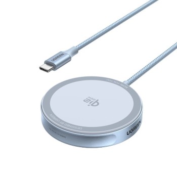 Ασύρματος Φορτιστής UGREEN Magsafe Qi2 GaN 25W - Light Gray