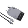Σετ Φόρτισης UGREEN X757 65W με Θύρα USB-A και 2 Θύρες USB-C και Καλώδιο USB-C - USB-C - GaN Quick Charge 4.0 - Gray