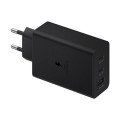 Φορτιστής Samsung με Θύρα USB-A και 2 Θύρες USB-C 65W Power Delivery - Black