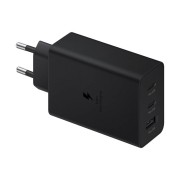 Φορτιστής Samsung με Θύρα USB-A και 2 Θύρες USB-C 65W Power Delivery - Black