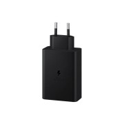 Φορτιστής Samsung με Θύρα USB-A και 2 Θύρες USB-C 65W Power Delivery - Black