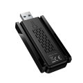 Hoco HI34 Αντάπτορας Δικτύου USB με Ασύρματη Σύνδεση Wi-Fi 600Mbps - Μαύρο