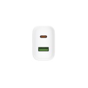 Element CH-100 Φορτιστής GaN 20W με USB-C και USB-A  - White