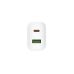 Element CH-100 Φορτιστής GaN 20W με USB-C και USB-A  - White