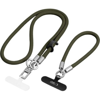 Λουράκι Κινητού Tech-Protect Rope Crossbody & Wrist - Olive Green