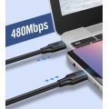 Καλώδιο Ugreen US286 USB-C σε USB-C 60W PD 1m - Black