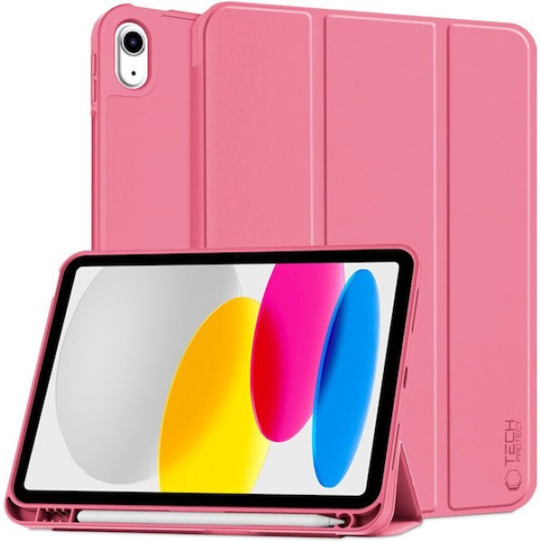 Θήκη Τάμπλετ Tech-Protect SC Pen Smart Flip Cover για (iPad 2022 10.9”” / iPad 2025 11” - Pink