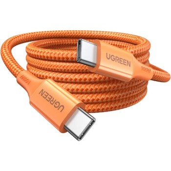 Καλώδιο Ugreen L502 USB-C σε USB-C 100W PD 1m - Orange