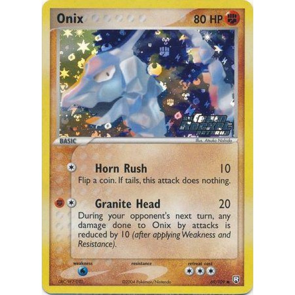 Onix (EX Team Rocket Returns 69) (Stamped Holo) English - Excellent