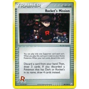 Rocket”s Mission (EX Team Rocket Returns 88) (Stamped Holo) English - Excellent