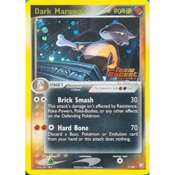 Dark Marowak (EX Team Rocket Returns 7) (Stamped Holo) English - Poor