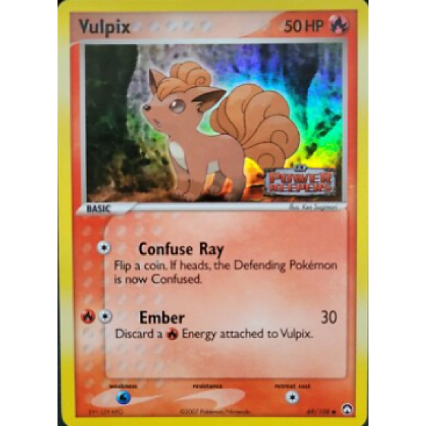 Vulpix (EX Power Keepers 69) (Stamped Holo) English - Near Mint