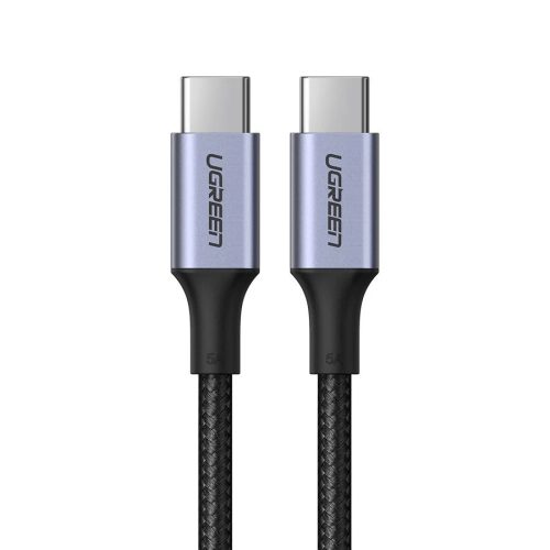 Καλώδιο Γρήγορης Φόρτισης UGREEN Braided 5A Max USB-C σε USB-C 100w 1m - Black