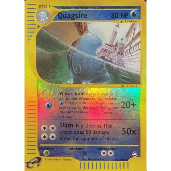 Quagsire (Holo) (Aquapolis 30/147) (Reverse Holo) English - Near Mint