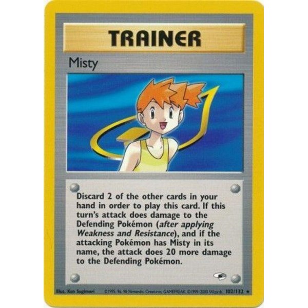 Misty (Gym Heroes 102/132) (Rare) English - Excellent