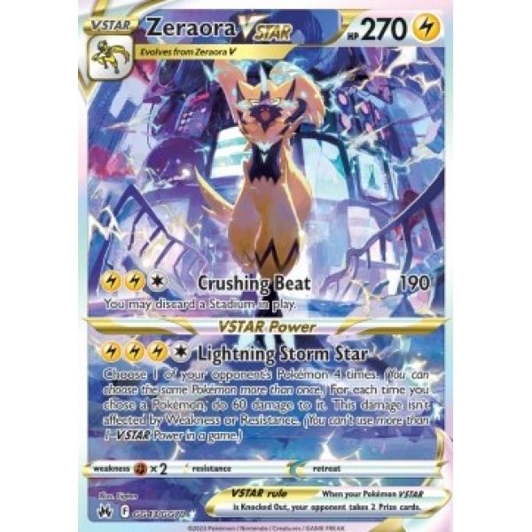Zeraora VSTAR (Crown Zenith GG43) (Special Illustration Rare) English - Near Mint