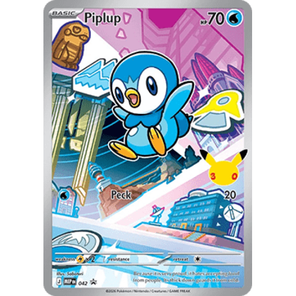 Piplup (MEP Black Star Promos 042/0) (Promo) English - Near Mint