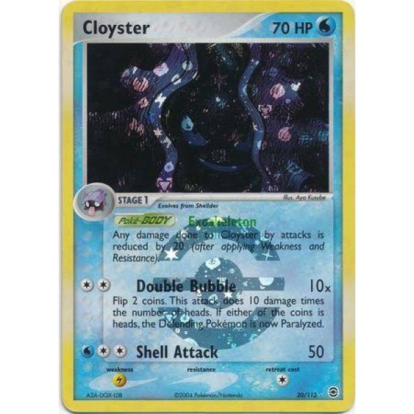 Cloyster (EX FireRed LeafGreen 20) (Holo) English - Near Mint
