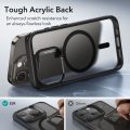 Θήκη Σιλικόνης ESR Classic Hybrid with Stash Stand HaloLock MagSafe για iPhone 15 Pro - Frosted Black