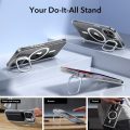 Θήκη Σιλικόνης ESR Classic Hybrid with Stash Stand HaloLock MagSafe για iPhone 15 Pro - Clear 