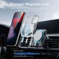 Θήκη Σιλικόνης ESR Classic Hybrid with Stash Stand HaloLock MagSafe για iPhone 15 Pro - Clear 