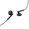 Ακουστικά Ενσύρματα Hoco DM6 Maya In-ear Handsfree με με Βύσμα 3.5mm - Μαύρο