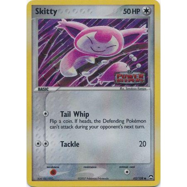Skitty (EX Power Keepers 62) (Stamped Holo) English - Excellent