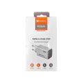 Φορτιστής BUDIBUDI 2-Port με 1 Θύρα USB-Α (35W GaN) & 1 θύρα USB-C (45W) Fast Charger - White