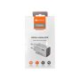 Φορτιστής BUDIBUDI 2-Port με 1 Θύρα USB-Α (35W GaN) & 1 θύρα USB-C (45W) Fast Charger - White