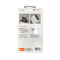 Φορτιστής BUDIBUDI 2-Port με 1 Θύρα USB-Α (35W) & 1 θύρα USB-C (35W) Fast Charger - White