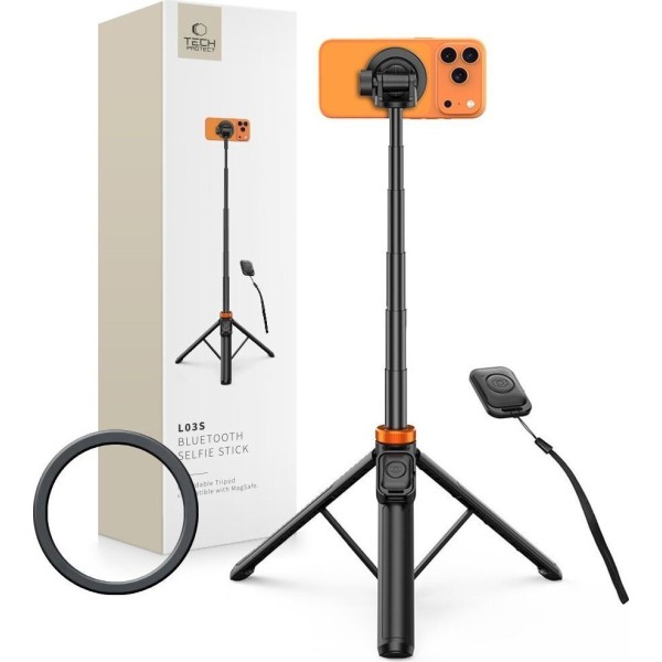Selfie Stick Tech-Protect Tripod L03s - Black