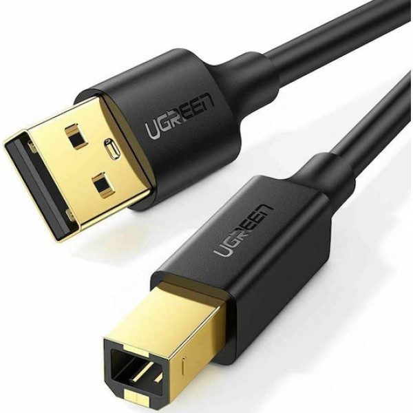 Καλώδιο Ugreen USB-A σε USB-B 2.0 3m - Μαύρο