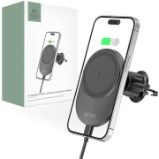 Μαγνητική Βάση Aυτοκινήτου Tech-Protect με Ασύρματη Φόρτιση MagSafe 15W για Αεραγωγό - Black