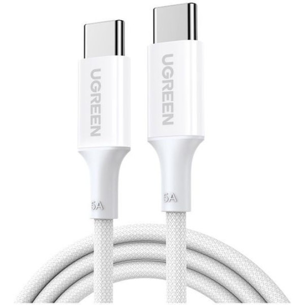 Καλώδιο Ugreen USB-C σε USB-C 100W PD 2m - White