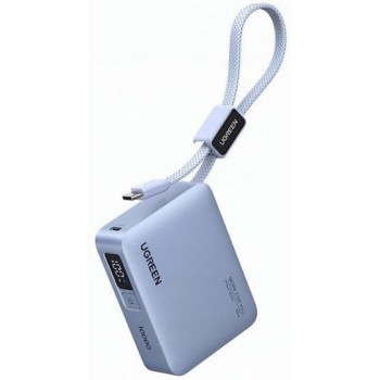 Power Bank UGREEN PB584 - 10000mAh, 33W με USB-C Power Delivery / Quick Charge  - Grey