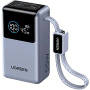 Power Bank UGREEN PB727 - 10000mAh, 55W με USB-C Power Delivery / Quick Charge  - Grey