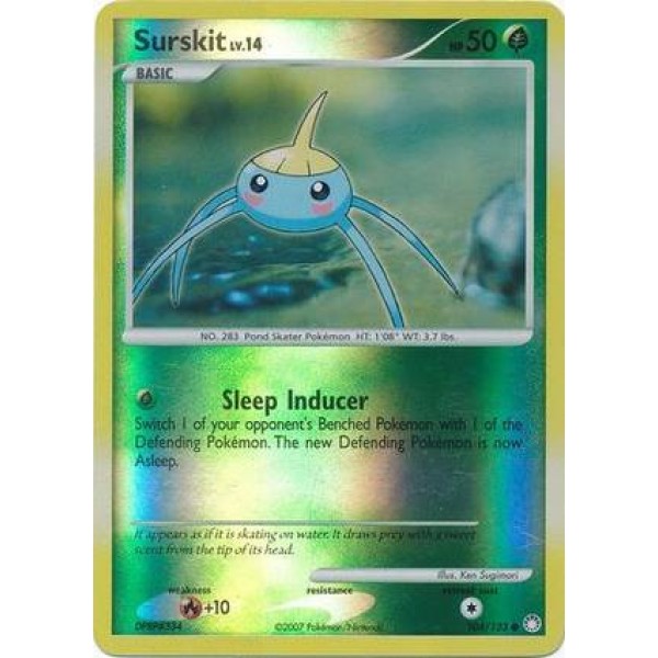 Surskit Lv.14 (Holo) (Mysterious Treasures 104/123) (Reverse Holo) English - Good