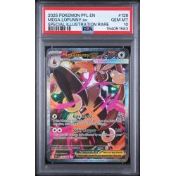 Mega Lopunny EX #128 - Phantasmal Flames 2025 - Special Illustration Rare - PSA 10 GEM MINT - English