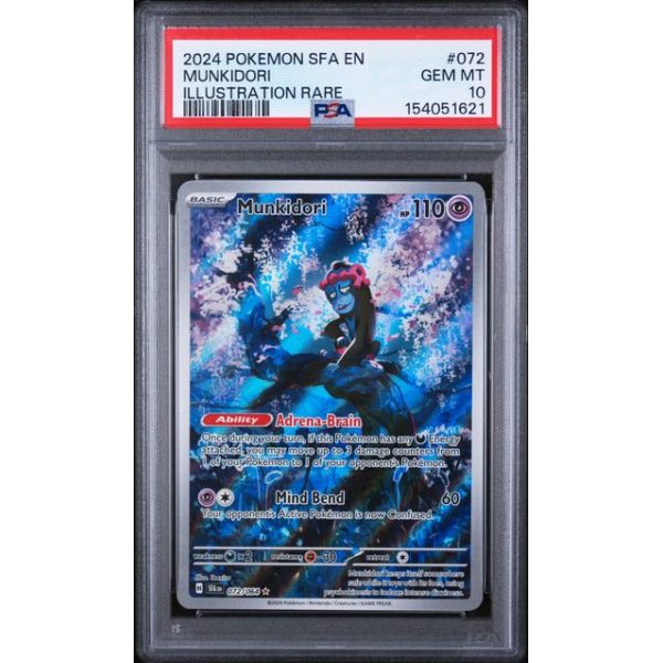 Munkidori #161 - Shrouded Fable 2024 - Illustration Rare - PSA 10 GEM MINT - English